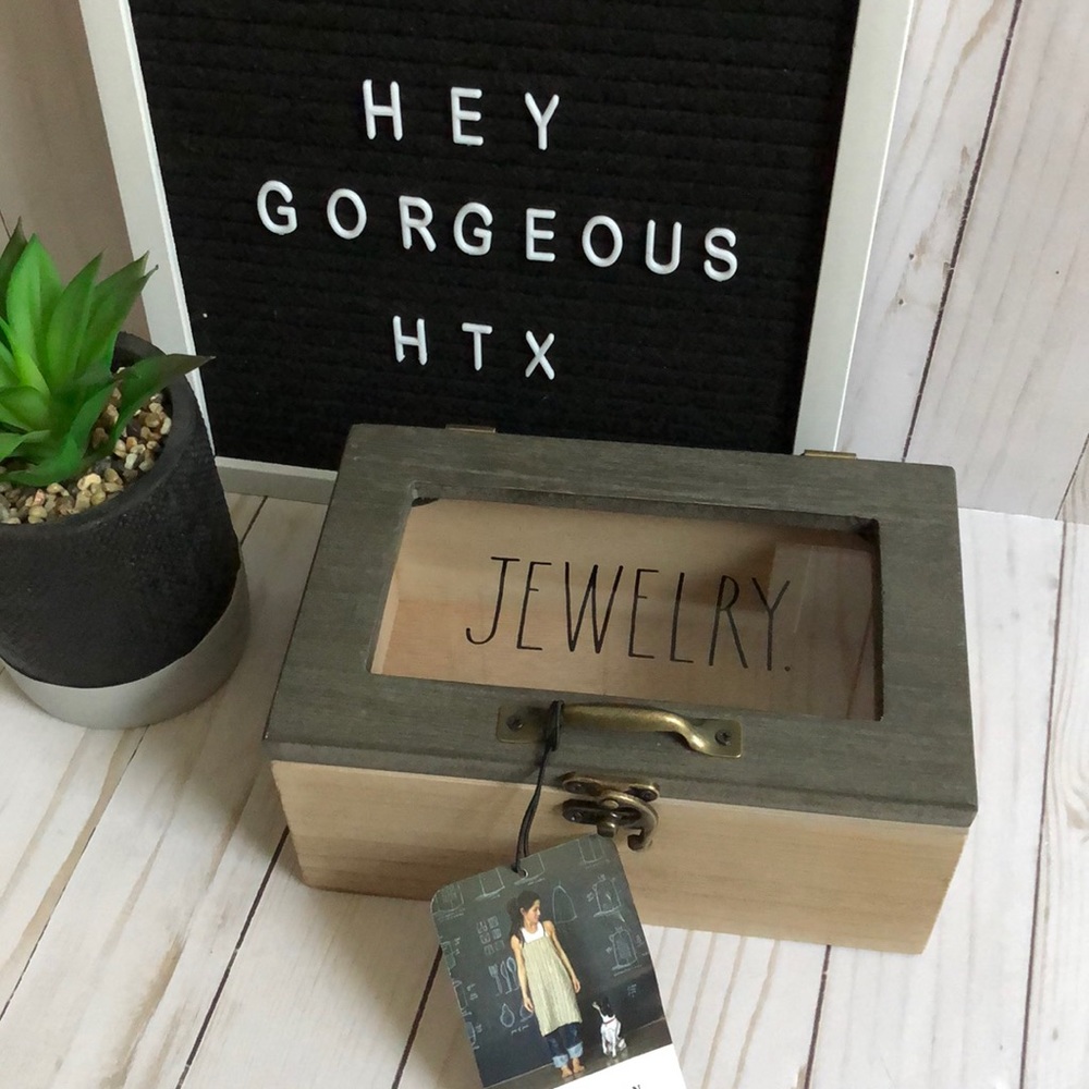 Rae Dunn JEWELRY box with lock